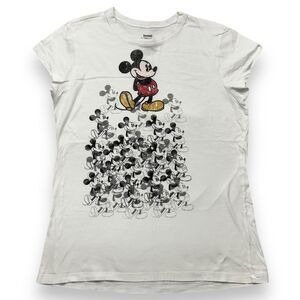 Disney Parks white cap sleeve mickey mouse graphic tshirt womens XL